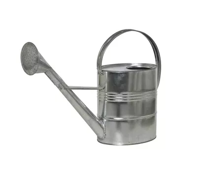 Siena Garden Gießkanne 10 Liter verzinkt in silber Stahlblech