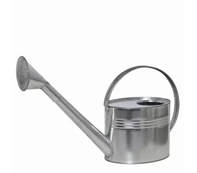 Siena Garden Gießkanne 7 Liter verzinkt in silber Stahlblech