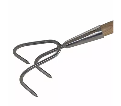 Siena Garden Grubber ClassicLine mit 3 Zinken 140 cm silber, Edelstahl