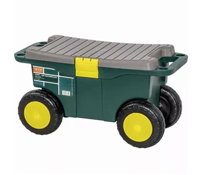 Siena Garden Gartenkarre Hobby- und Gartenwagen 55x30x27 cm grün und grau Kunststoff