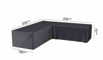 Aerocover Schutzhülle für Eck- Loungeset 235x235x100xH70 cm