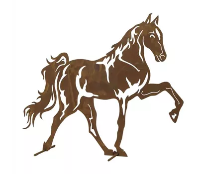 H.G-Deko Mustang 60x70cm Naturrost 