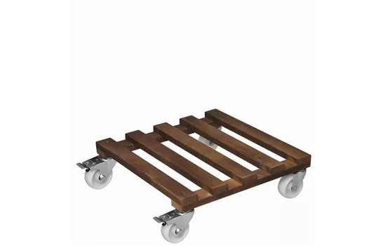 Wagner Pflanzenroller Gigant 45x45 cm Tragkraft 250 kg braun