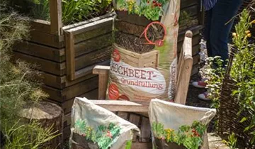 Torffreies Spezialprodukt für die unterste Schicht im Hochbeet