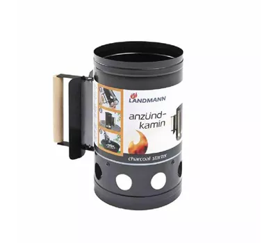 Landmann Anzündkamin 17 cm x 27,5 cm Schwarz
