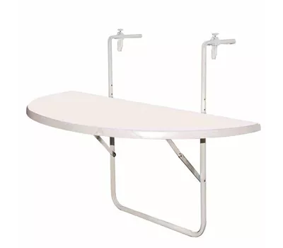 Alco Balkonhängetisch 100 x 50 cm weiß 