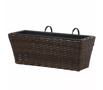 Siena Garden Balkonkasten Vio 50x19x22,5 cm mocca