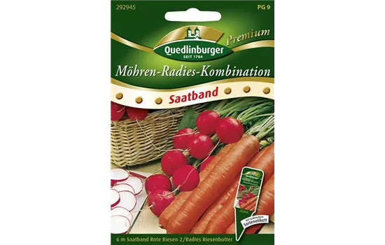 Möhren-Radies-Kombination-Samen