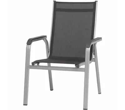 Kettler Stapelstuhl Basic Plus Silber/Anthrazit