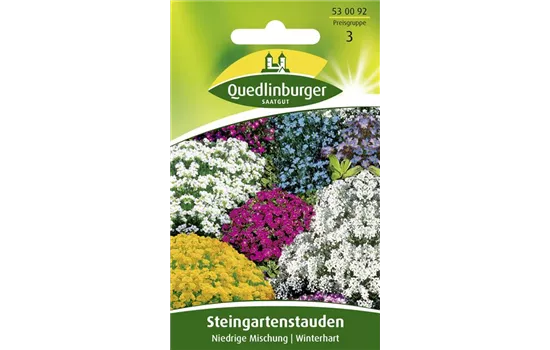 Steingartenstauden-Samen 'Niedrige Mischung'