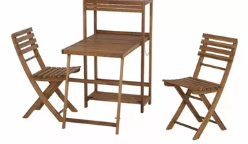 Siena Garden Bari Balkonset 3-teilig, geölt 
