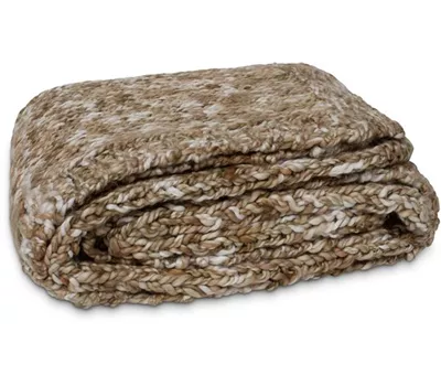 fleur ami Acrylic Knitted Throw (with filler) 130x170cm