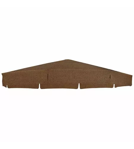 Sun Garden Schirmbespannung für Ampelschirm Ø 350 cm braun meliert