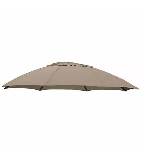 Sun Garden Schirmbespannung für Ampelschirm Ø 375 cm taupe