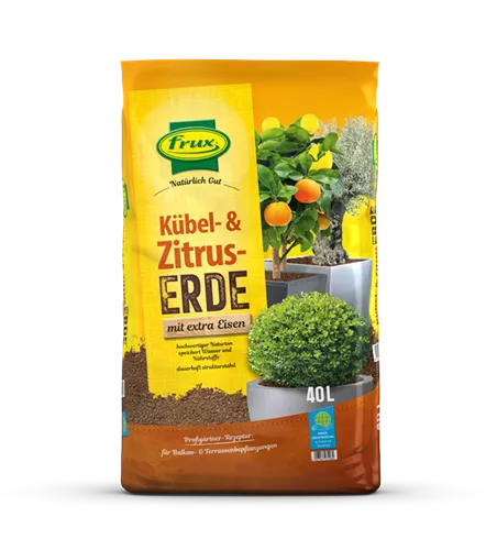 frux Kübel- & Zitruspflanzenerde -mit extra Eisen-