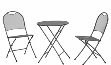 MWH Café Latte Set Eisengrau Metall