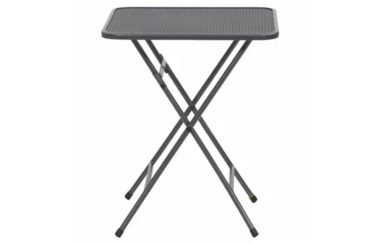 MWH Café Latte Klapptisch 60 cm x 60 cm x 72 cm eisengrau