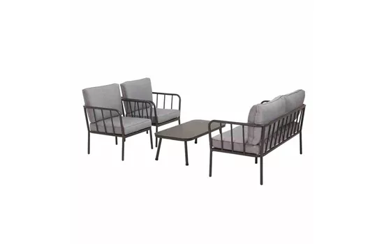 Siena Garden Casita Loungegruppe 4tlg. Aluminium/Ranotex® 