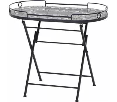 Siena Garden Como Serviertisch 41x67x60cm Stahl/Keramik