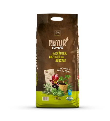 NATUR Erde für Kräuter, Anzucht und Aussaat
