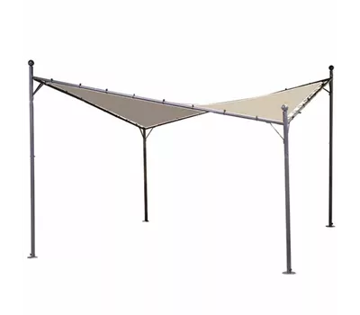 Siena Garden Dach Berlino 400 x 400 cm grau Polyester