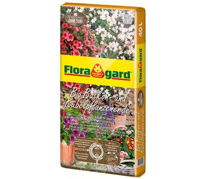 Floragard Bio Balkon- und Kübelpflanzenerde ohne Torf