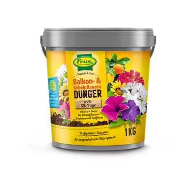 frux Balkon- & Kübelpflanzendünger (wirkt 120 Tage)