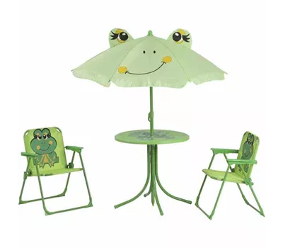 Siena Garden Kindersitzgruppe Froggy 4 teilig grün